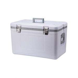 SANJIN 33L Stylish Modern Reusable Ice Cooler <b>Box</b> Portable PE Material Leak Proof Eco-Friendly Insulation Outdoor - Product Image 1