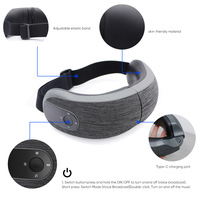 Professionelle Neue Schlafmaske Intelligente Beheizte Elektronische Pflege Elektrischer Heißluft-Druck-Augenmassager Mit Vibration