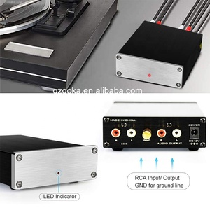Preamplificador <span class=keywords><strong>de</strong></span> Audio Estéreo Hi-Fi para Gramófono, Preamplificador <span class=keywords><strong>de</strong></span> <span class=keywords><strong>Tocadiscos</strong></span> MM, <span class=keywords><strong>Amplificador</strong></span> <span class=keywords><strong>de</strong></span> Imán Móvil con Conexión a Tierra - Product Image 2