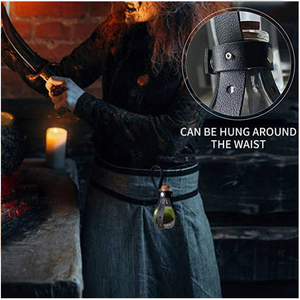 Lederen Tovenaar Donkere Magic Kurk Toverdrankfles Houder Cospaly Halloween Kurk Toverdrankfles Holster - Product Image 5