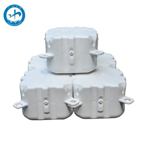 500*500*400MM HDPE quai flottant ponton plate-forme pont/cage de pêche modulaire <span class=keywords><strong>Marina</strong></span> PC GZZH Guangdong - Product Image 6