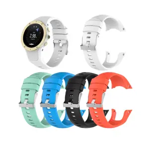 ShanHai Jam Tangan Silikon Pengganti Baru 2018 Tali Jam untuk SUUNTO Spartan Trainer / Trainer Wrist HR Jam Tangan Olahraga dengan Alat