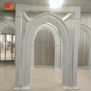 SMOOTH Factory Wedding Arch Ceremony Metal White <b>Frame</b> Arch Background Wedding Stage Decoration - Product Image 1