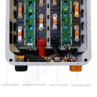 Batterie EEL V6 Pro Max 17KWH 16S 51.2V 250A avec disjoncteur et fusible intégrés, cellules LiFePO4 EVE 334AH + BMS JK-V19 200A, en stock en Pologne