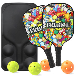 Ensemble de raquettes de pickleball avec balles et sac de transport, poignée antidérapante, équipement de divertissement en plein air, 43x21x8cm - Product Image 3