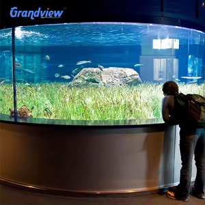 40mm kalın akrilik balık tankı temizle büyük Oceanarium için 100mm akrilik pleksiglas akvaryum tünel - Product Image 5