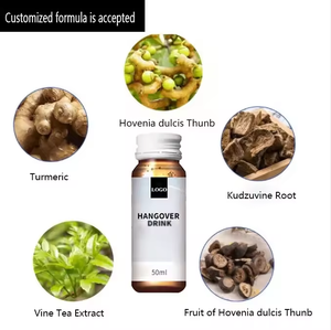 Boisson orale à base de plantes sans sucre personnalisée naturel Anti-alcool liquide post-consommation détox amélioration énergétique - Product Image 3
