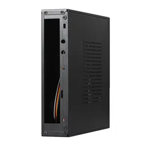 Boîtier d'ordinateur HTPC, tour de PC à estampillage métallique, avec carte mère multicanal Sff Itx, pièces Atx avec Port USB, pièces