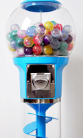 Distributeur automatique mécanique en métal pour chewing-gum, bonbons, balles rebondissantes, jouets en capsule, fonctionnement à pièces/jetons, utilisation en centre commercial