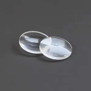 Lentille convexe optique pour la lampe de poche à LED, diamètre de 22mm, longueur focale 40.5mm, bloc d'alimentation d'origine en chine, lentille convexe