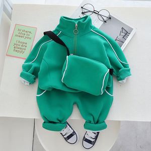 1 2 3 4 5 년 소년 옷 긴 저지 셔츠와 바지 세트 2 개 아기 운동복 일치하는 어린이 의류 땀 세트 - Product Image 3