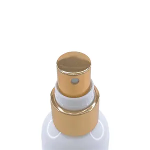 Vaporisateur de parfum en or de haute qualité, top blanc 20/400, pompe à brouillard fin en plastique