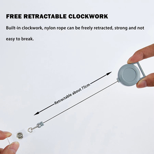 Có thể thu vào huy hiệu ABS Reel cho y tá giáo viên văn phòng nhân viên bệnh viện và ID công ty an ninh - Product Image 4