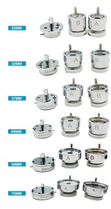 Guangzhou Customized 25mm 37mm Pin Badge Making Machine 44mm 50mm 56mm 58mm 75mm <strong>Button</strong> <strong>Maker</strong> for Bottle Opener Mirror Tinplate - Product Image 5