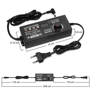 Adjustable <b>Power</b> <b>Adapter</b> 9-24V 5A 120W DC Output For LED Strip Lights Water Pumps Motors - Product Image 5