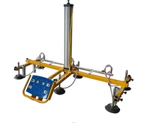 Lève-objets pneumatique à vide personnalisé pour tôles métalliques et panneaux de bois, avec grue fixe, bras de 3m et 4m, alimentation par compresseur d'air