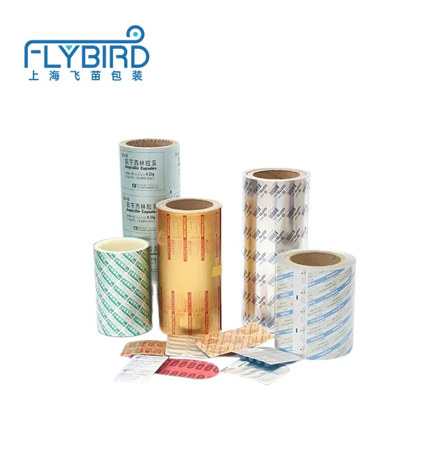 Flybird Ptp Aluminiumfolie Print Voor Pharam Pack