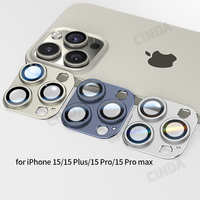 Protecteur d'objectif de caméra ODM OEM d'usine pour Iphone 15 14 13 12 11 série bouclier d'objectif de caméra de Service unique personnalisé de haute qualité