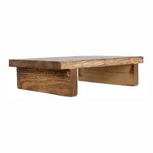 Tabouret <span class=keywords><strong>de</strong></span> repose-pieds en <span class=keywords><strong>bois</strong></span> rétro, sous-bureau, petite échelle pour cuisine <span class=keywords><strong>salle</strong></span> <span class=keywords><strong>de</strong></span> bains, tabouret <span class=keywords><strong>de</strong></span> lit rectangulaire - Product Image 1