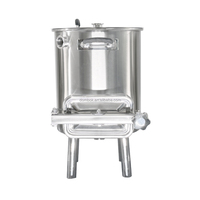 80L Sistem Herms Stainless Steel Mash Tun Boil Kettle Brew House untuk Rumah, Pertanian, Mini Brewery, Sistem Pembuatan Bir