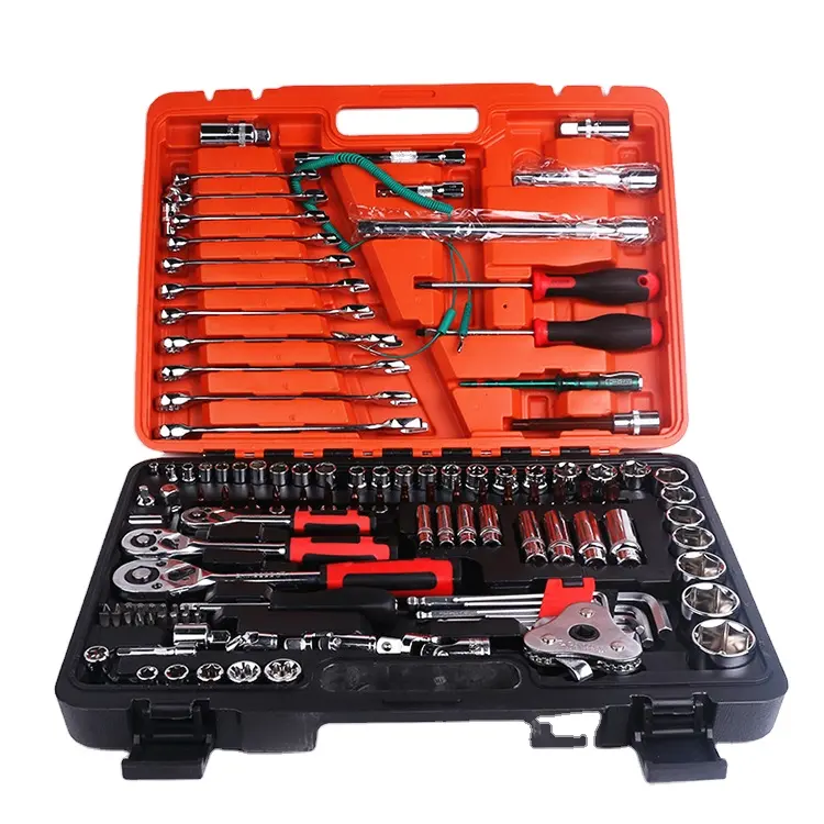 Alta qualidade 121pcs Tool Box Set carro Repair Tool Kit Chaves De Fenda Outro Veículo Ferramentas herramientas automotriz