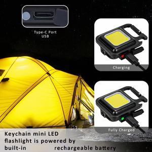 Портативный карманный фонарик-брелок из алюминиевого сплава, сверхъяркий светодиодный рабочий фонарь, портативный мини-фонарик со светодиодами - Product Image 6