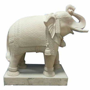 Outdoor Garden Ornament elefante di pietra fontana - Product Image 3
