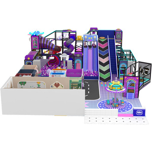 Aire <span class=keywords><strong>de</strong></span> jeux intérieure personnalisée pour enfants : toboggan, jeux souples et maisonnette <span class=keywords><strong>de</strong></span> <span class=keywords><strong>jeu</strong></span> pour le <span class=keywords><strong>jeu</strong></span> d'imitation et la zone <span class=keywords><strong>de</strong></span> divertissement des enfants - Product Image 2