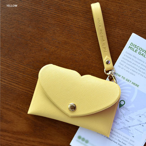 PU leather bus card holder/coin purse with snap closure, key pouch, <b>document</b> <b>bag</b>, gift set, logo printing available. - Product Image 1