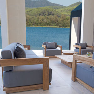Set da <span class=keywords><strong>giardino</strong></span> patio esterno in <span class=keywords><strong>legno</strong></span> grezzo soggiorno divano set feste in hotel mobili da esterno mobili in teak - Product Image 5