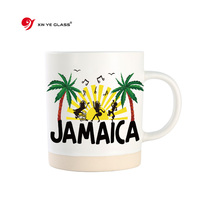 Voyage 11oz Thé Blanc Mat Pas Cher En Vrac Tasses En Céramique Sublimation Gobelets Tasses Tasses À Café