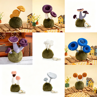 Pesanan Grosir OEM Boneka Plushie 8 inci Daun Maple Oranye Lembut Menggemaskan Lucu Bantal Daun Musim Gugur Hadiah