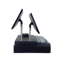Caja Registradora, Sistema POS de Doble Pantalla con Impresora, Cajón de Efectivo, Terminal POS Todo en Uno