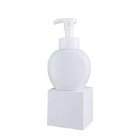 Bouteilles en plastique à pompe en mousse HDPE 300 ml/500 ml pour sérum de soin de la peau, crème pour le visage et nettoyant facial, emballage cosmétique (blanc/rose/bleu)