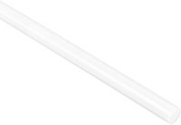 Barres en plastique ABS styrène blanc de 250 mm de longueur pour bricolage, jouets, maisons de poupées, modèles de table de sable, création de scènes et construction (Fabriqué en Chine continentale)