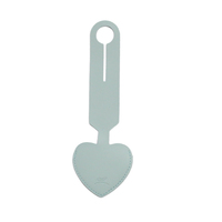 Étiquette de bagage créative en forme de cœur, en cuir PU, pour voyages en extérieur, accessoire multifonctionnel pour carte d'embarquement, pour hommes