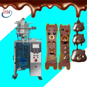 Embalagem multifuncional para molho de chocolate mel 12g 15g Máquina de embalagem pequena de saquinhos de mel líquido