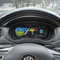 Tableau de bord numérique LCD KANOR pour VW Scirocco EOS Jetta, mise à niveau du compteur de vitesse du cockpit virtuel