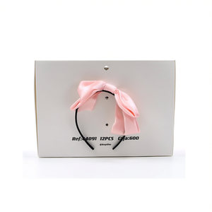 Fascia per capelli Angelina in raso con fiocco, regolabile, stile dolce, casual da donna, confezione da 12 pezzi, Ref44091 - Product Image 1