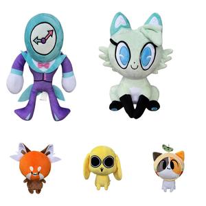 Kustom Chikn nggit mainan mewah bertelinga panjang anjing Beruang oranye biru rubah ungu jam putih kucing kartun boneka binatang Bantal - Product Image 1