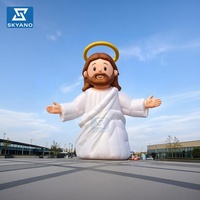 Modèle gonflable de personnage de Jésus pour la publicité et la décoration