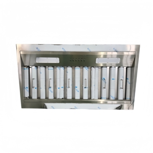 Hotte de cuisine compacte 34 pouces 900 CFM à 3 vitesses, moteur silencieux, conduit de cheminée, arrêt temporisé, commande tactile en acier inoxydable - Product Image 1