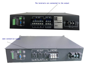 Fuente de Alimentación Inteligente de Onda Sinusoidal Pura de 2KVA 1600W, 110VDC a 110VAC, para Montaje en Rack de 19 Pulgadas 2U, con Pantalla LED+LCD para Sistemas - Product Image 2