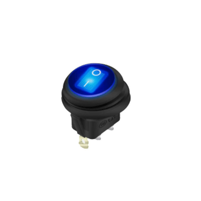 KCD1 T85 Rocker Switch 2-6Pin DPDT SPST 250V 10A IP12 Plastic 50000 Cycles Illuminated Industrial 3 Way Switch