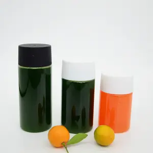Tapón de botella de agua personalizado Voss, botella de cilindro de plástico PET de 200ml, 250ml, 350ml, 400ml, 500ml, tapón alto de zumo, cápsula de boca ancha