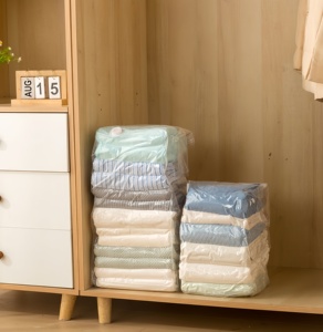 Sacchi <span class=keywords><strong>Sottovuoto</strong></span> 3D Extra Large Impermeabili Salvaspazio <span class=keywords><strong>per</strong></span> Stoccaggio di Piumoni, Biancheria da Letto e Cuscini - Product Image 3