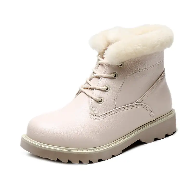 Boots Good Quality Factory Directly New Latest version winter Lace up shoes boots woman Platform ladies moon winter snow boots