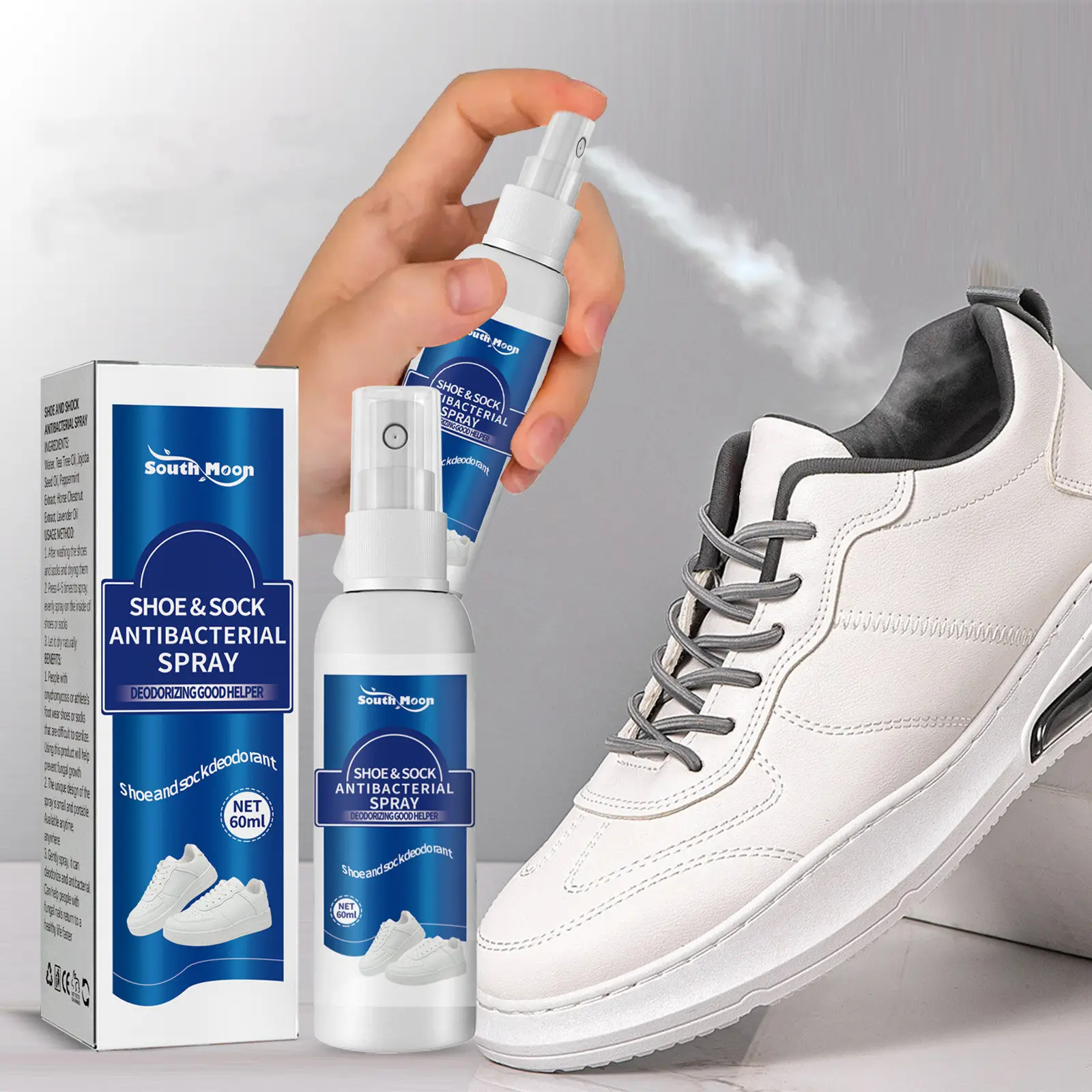 Désodorisant pour chaussures Parfum pour chaussures Déodorant pour chaussures Formule naturelle Désodorisant pour chaussures en spray