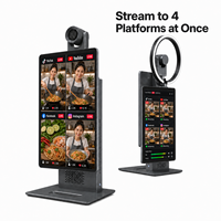 Équipement de diffusion en direct Android professionnel OEM 15,6 pouces tout-en-un pour TikTok YouTube Facebook Instagram