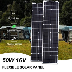 Panneaux solaires photovoltaïques monocristallins flexibles 12V 50W-200W en PET semi-flexibles pour bateaux, modèle SPP013-50W, vente en gros - Product Image 5